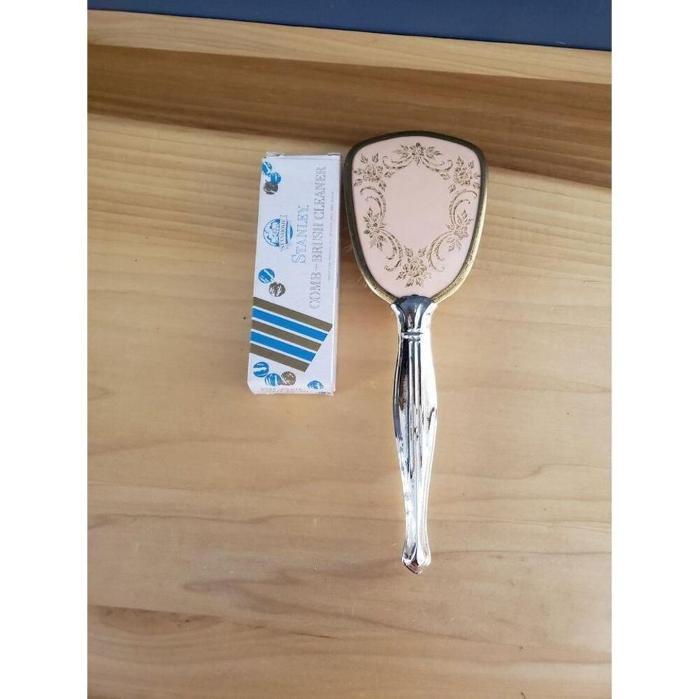 Vintage Hairbrush and Brush Cleaner